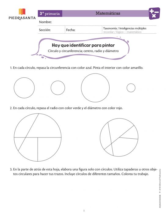 Hay que identificar para pintar