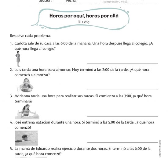 Horas por aquí, horas por allá