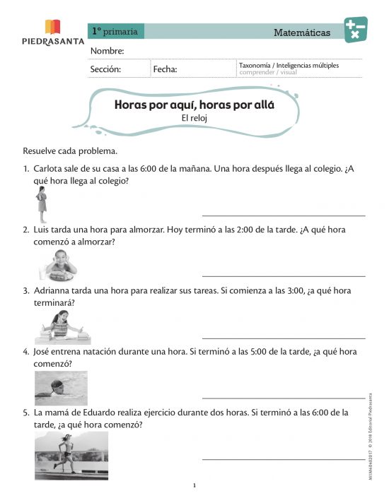 Horas por aquí, horas por allá