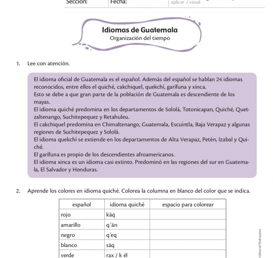 Idiomas de Guatemala