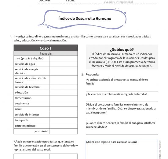 Índice de Desarrollo Humano