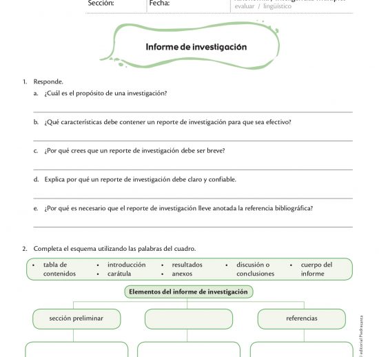 Informe de investigación