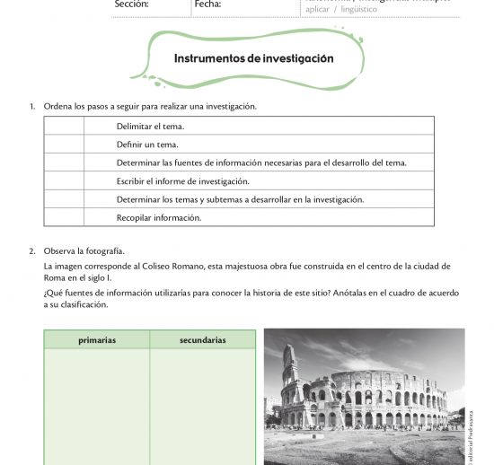 Instrumentos de investigación