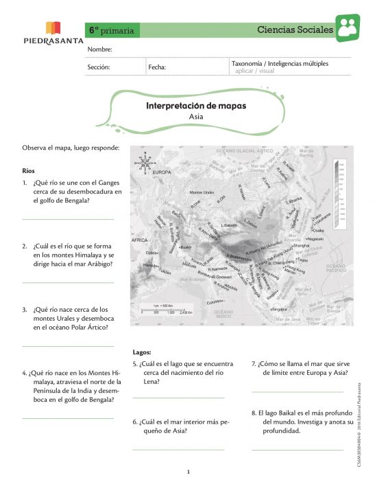 Interpretación de mapas