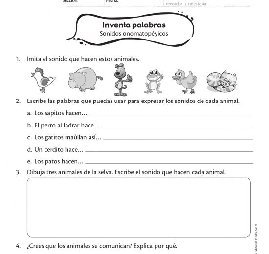 Inventa palabras