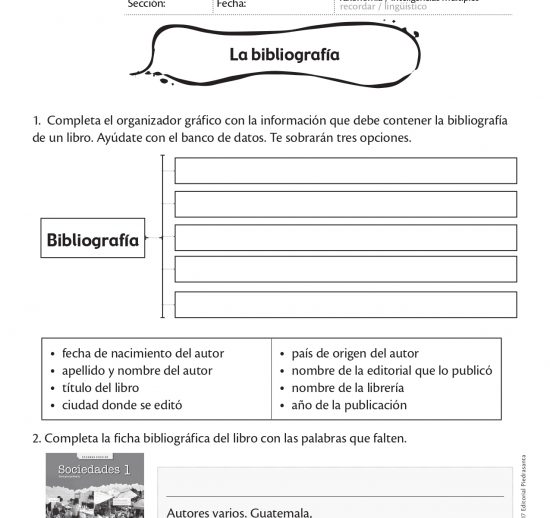 La Bibliografía