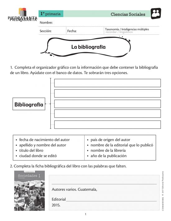 La Bibliografía