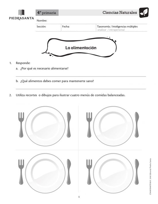 La alimentación