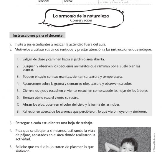 La armonía de la naturaleza