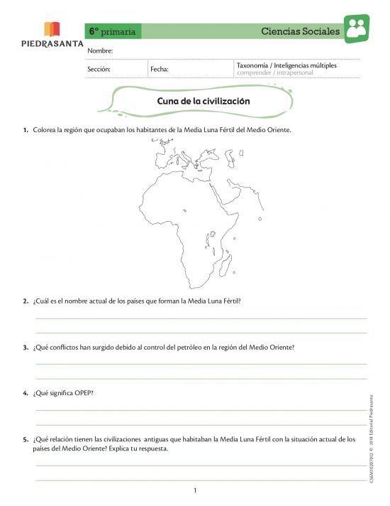 La cuna de la civilización