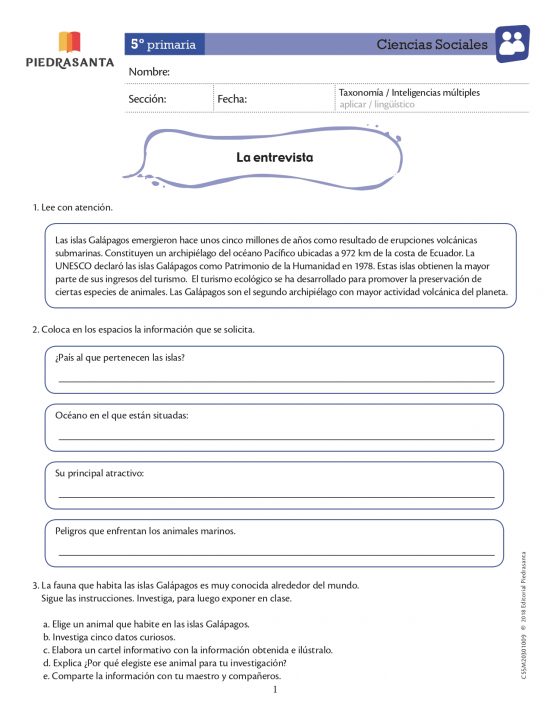 La entrevista