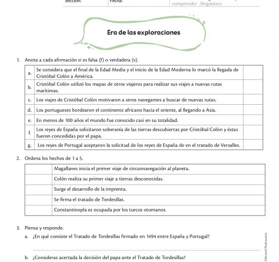 La era de las exploraciones