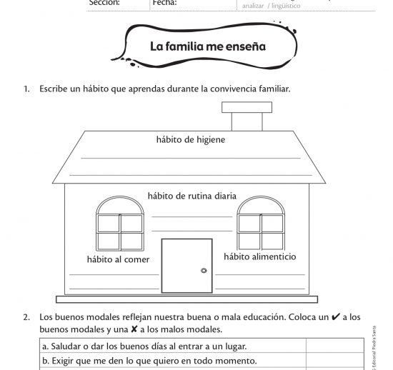 La familia me enseña