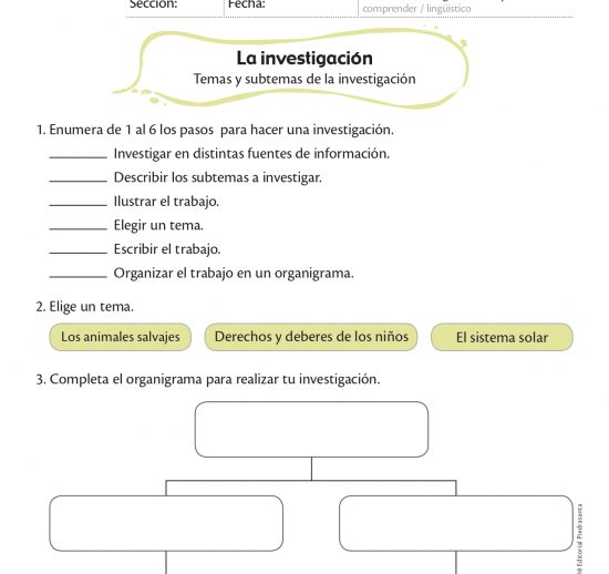 La investigación