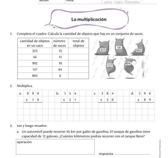 La multiplicación