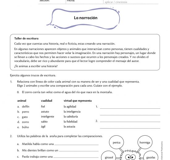 La narración