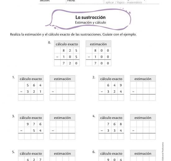 La sustracción