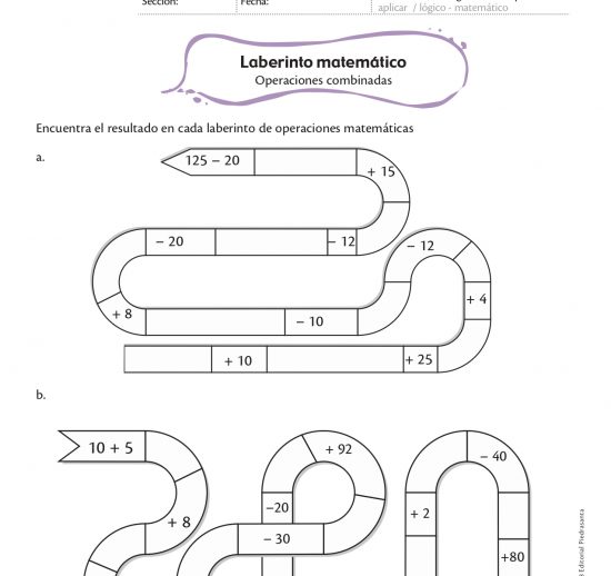 Laberinto matemático