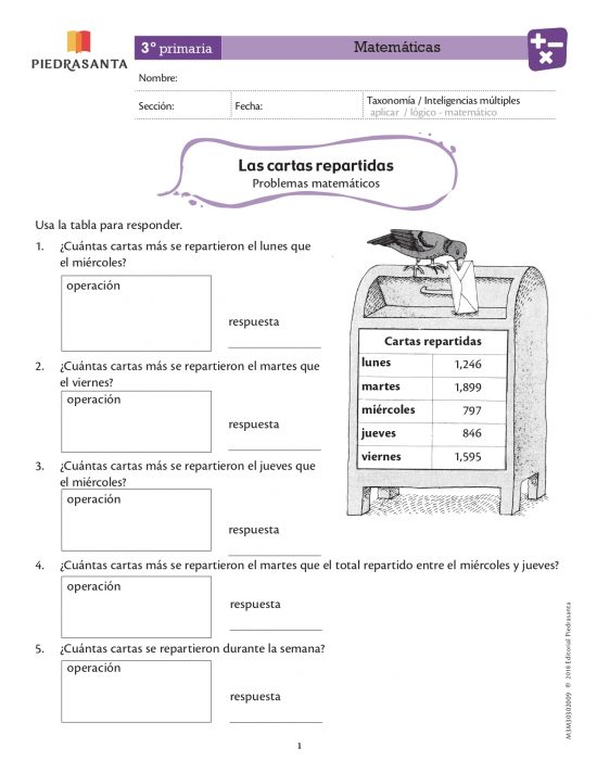 Las cartas repartidas