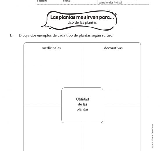 Las plantas me sirven para…
