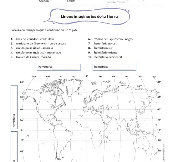 Lineas imaginarias de la Tierra