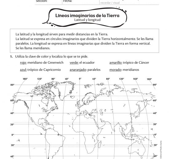 Líneas imaginarias de la Tierra