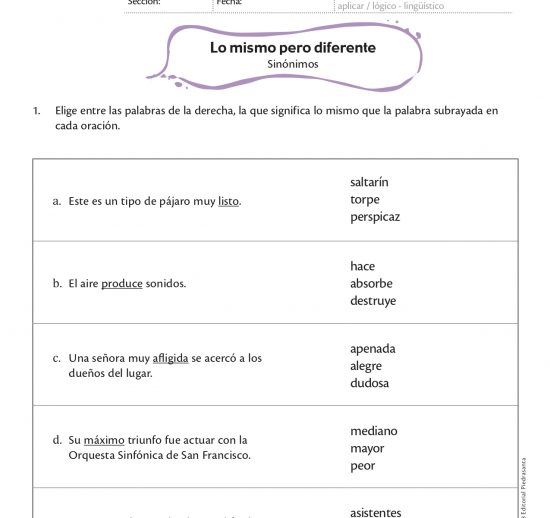 Lo mismo pero diferente