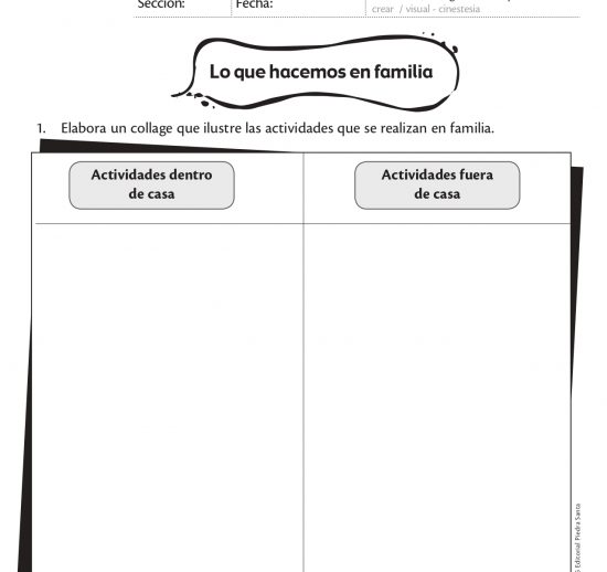 Lo que hacemos en familia