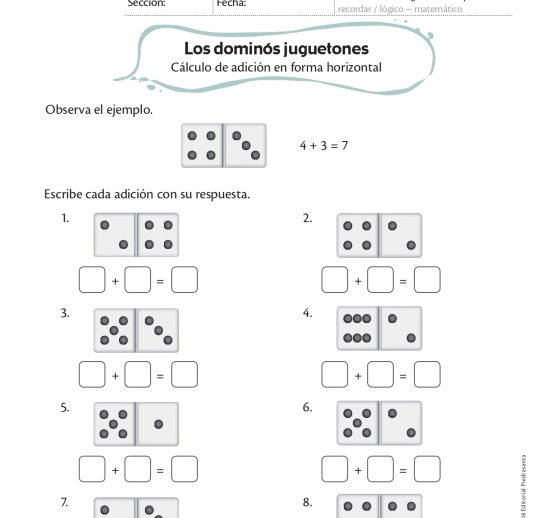 Los dominós juguetones