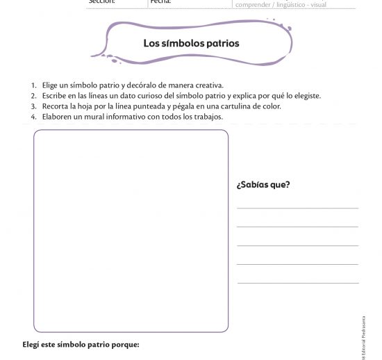 Los símbolos patrios