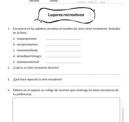 Lugares recreativos