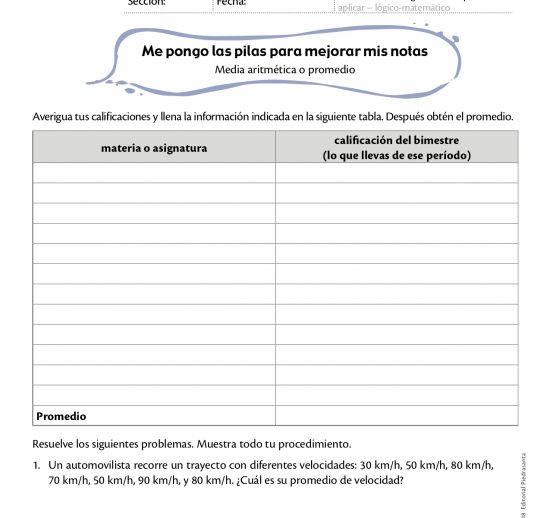 Me pongo las pilas para mejorar mis notas