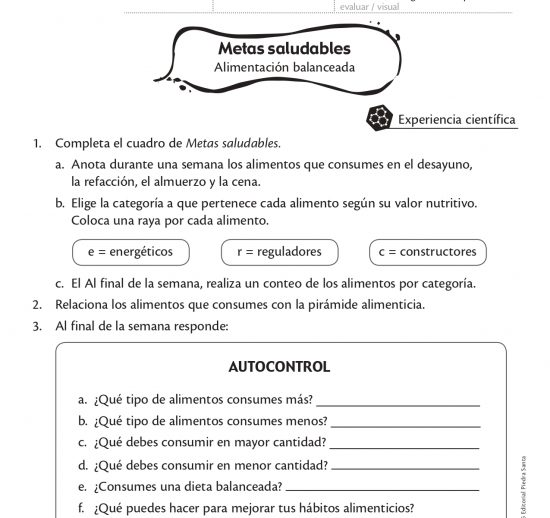Metas saludables