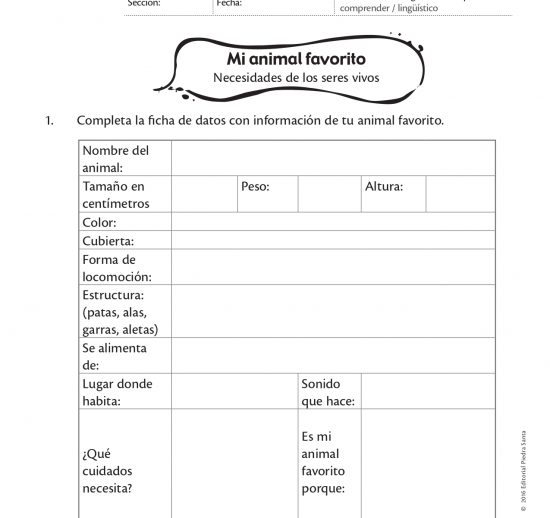 Mi animal favorito