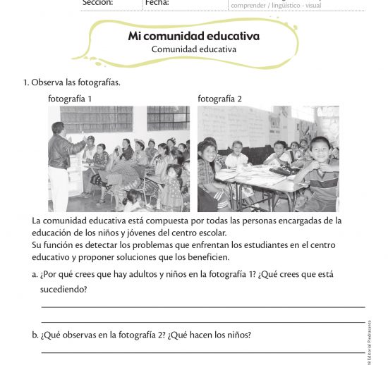 Mi comunidad educativa