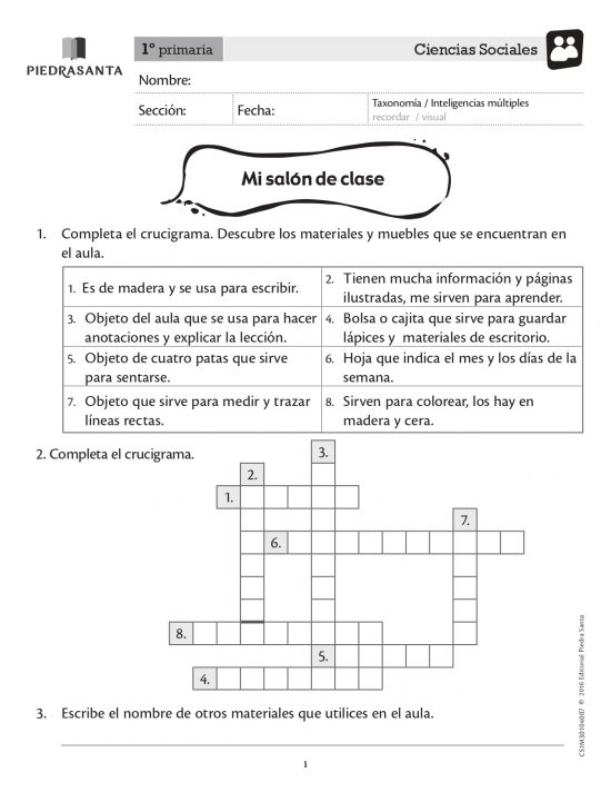 Mi salón de clase