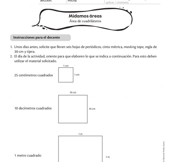 Midamos áreas