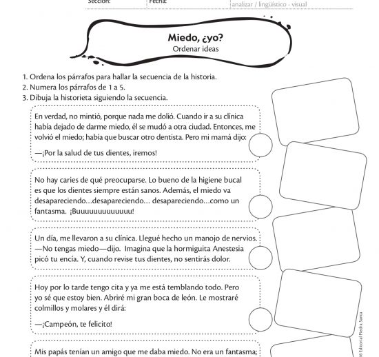 Miedo ¿Yo?