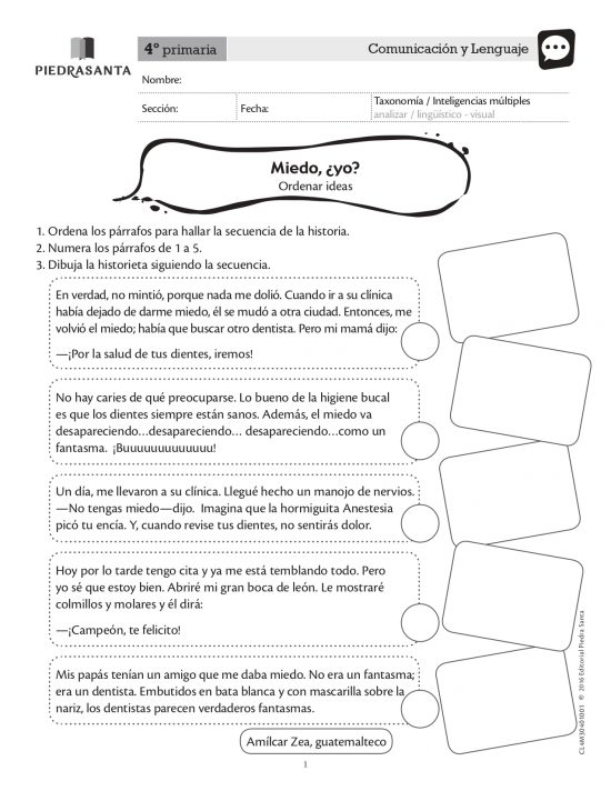 Miedo ¿Yo?