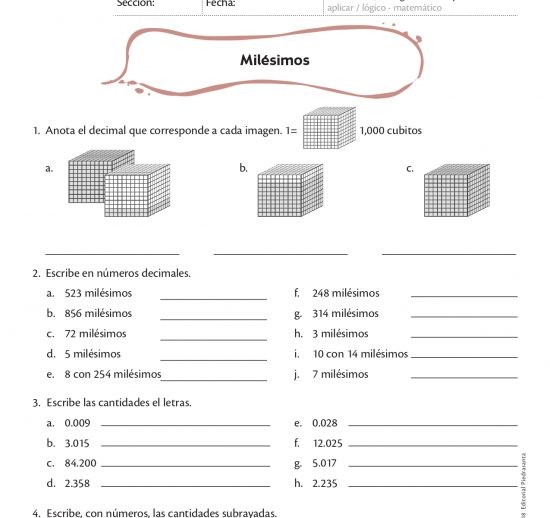 Milésimos