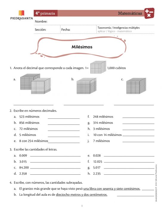 Milésimos