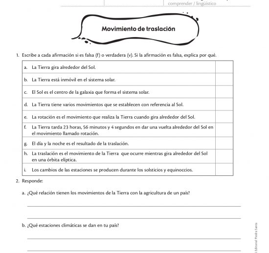 Movimiento de traslación