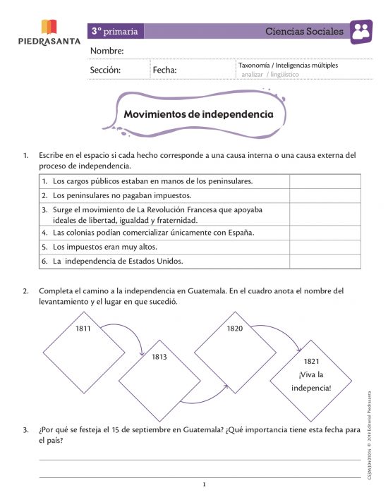 Movimientos de independencia