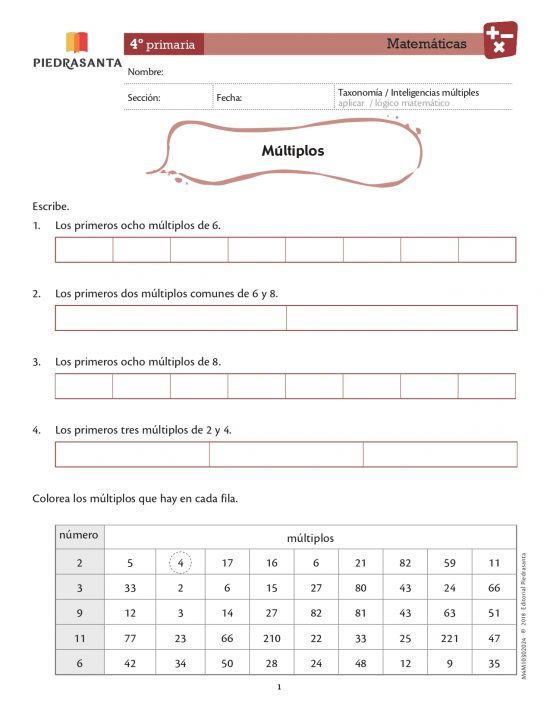 Múltiplos