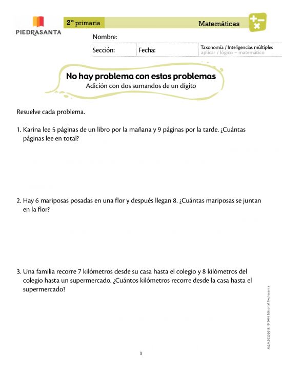 No hay problema con estos problemas