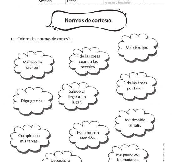 Normas de cortesía.