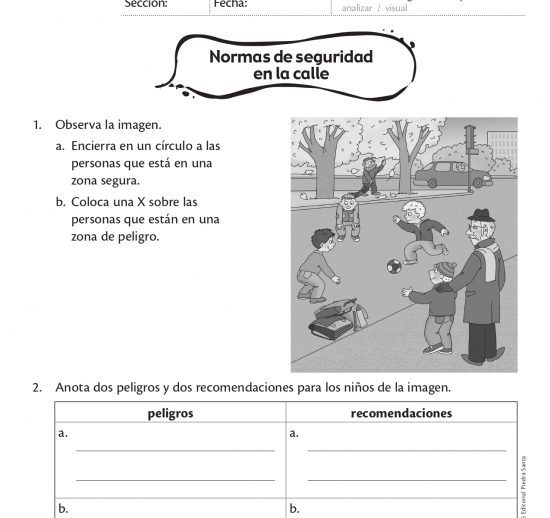 Normas de seguridad en la calle