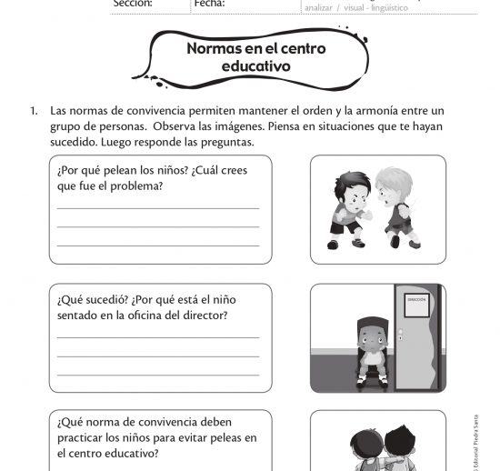 Normas en el centro educativo
