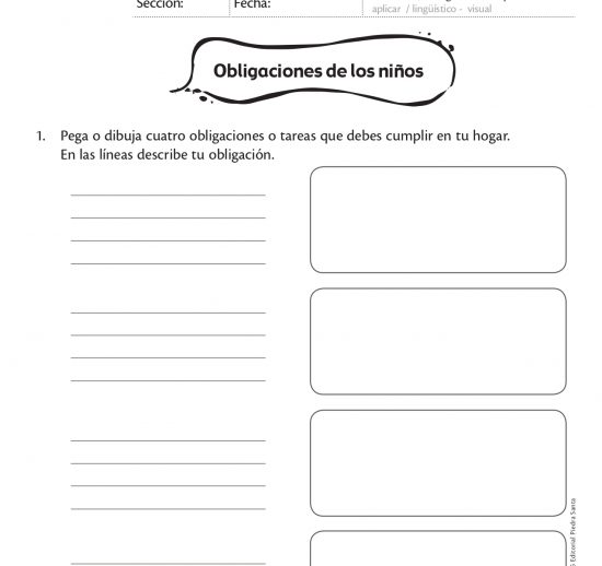 Obligaciones de los niños