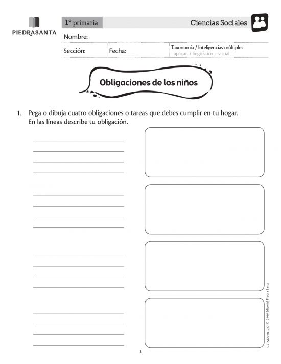 Obligaciones de los niños
